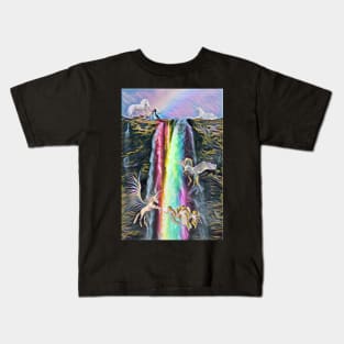 Unicorns in Heaven Kids T-Shirt